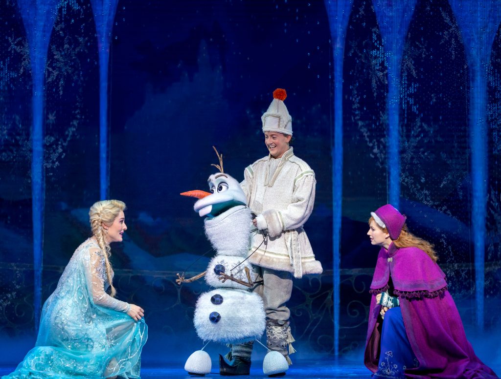  Frozen the musical olaf on stage