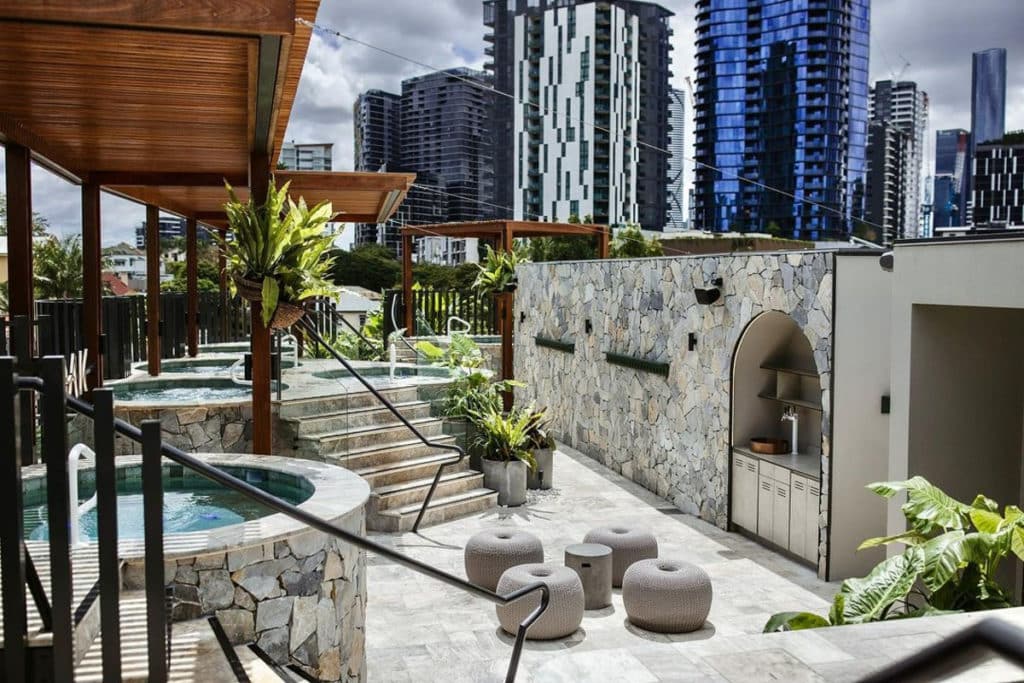 Brisbane’s Very-First Rooftop Bathhouse Has Opened Its Doors In West End