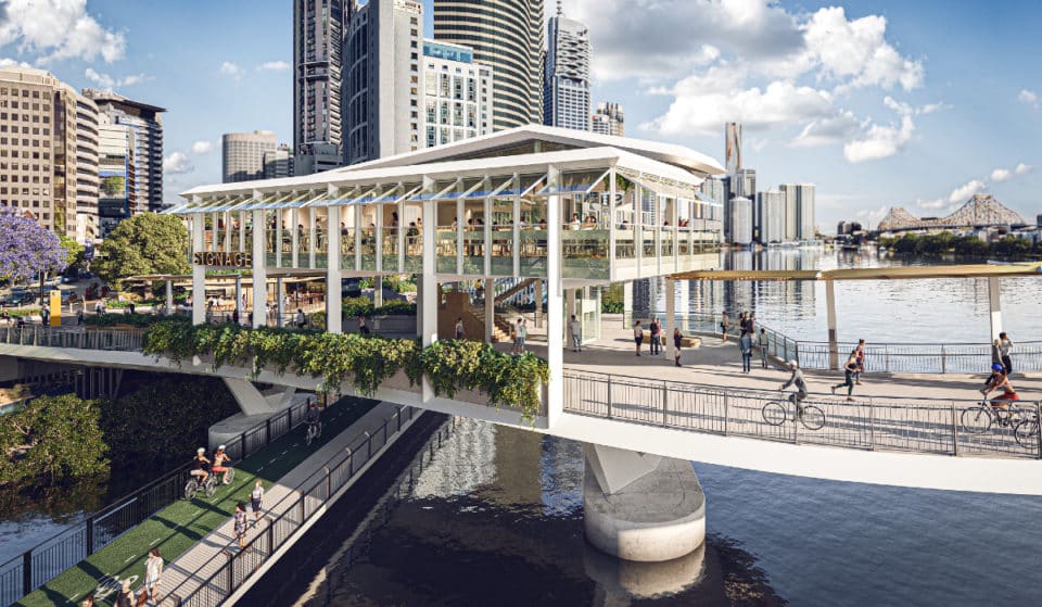 Brisbane Will Soon Be Home To A Car-Free Bridge With An Overwater Bar And Restaurant Built In