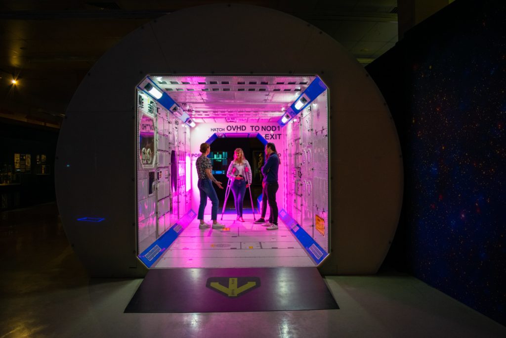 explore the inside of part of the international space station at neighbourhood earth