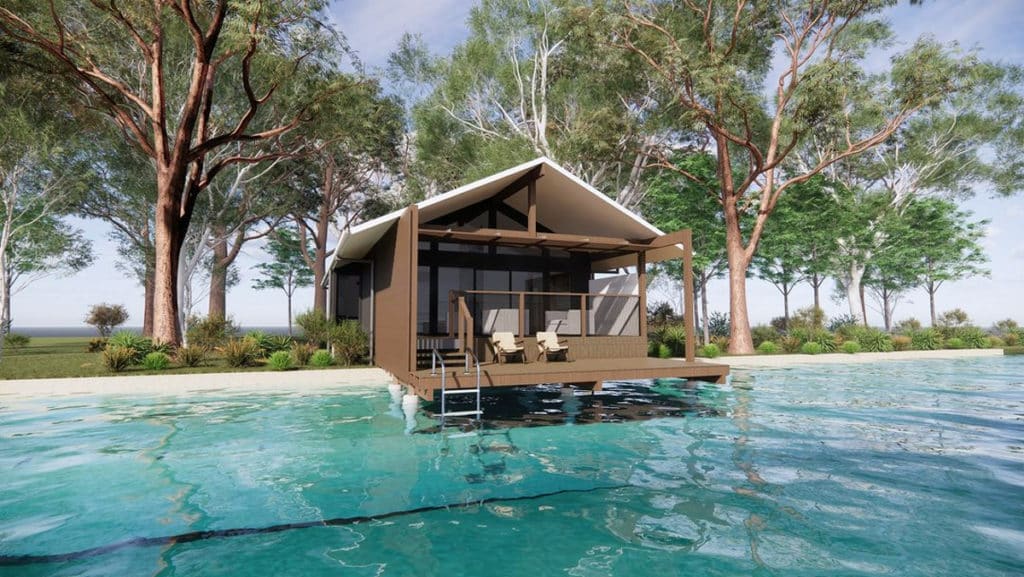You’ll Soon Be Able To Stay In An Overwater Villa Near Bribie Island