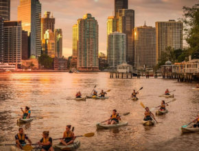 Paddle Down The Brisbane River And Go For A Marg On This Mexican-Themed Kayak Adventure