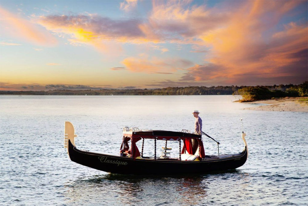 Forget Venice, You Can Take A Romantic Gondola Ride Around Bribie Island