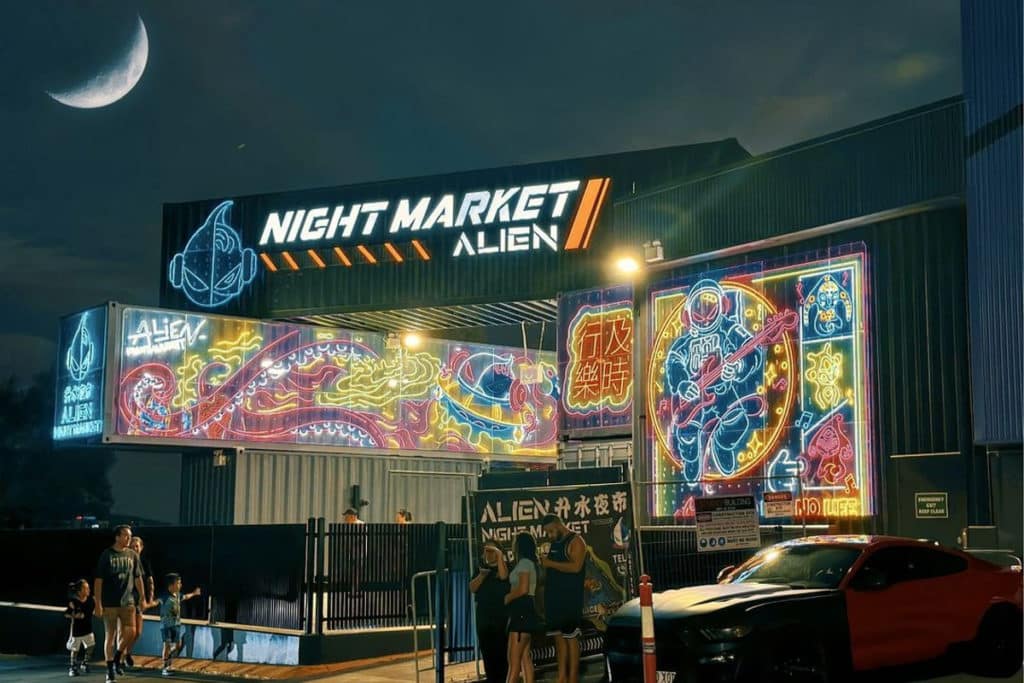 The Southside Has Scored A New Neon-Lit Night Market With 40-Plus Food Stalls And Interactive Games