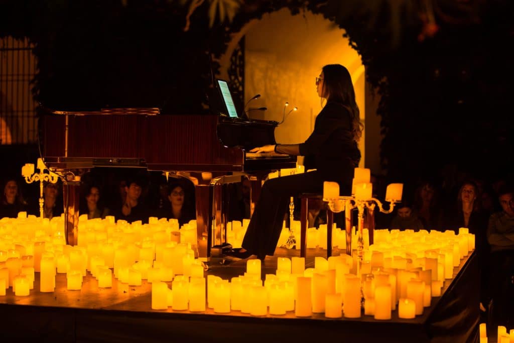 Piano soloist at Candlelight Concert