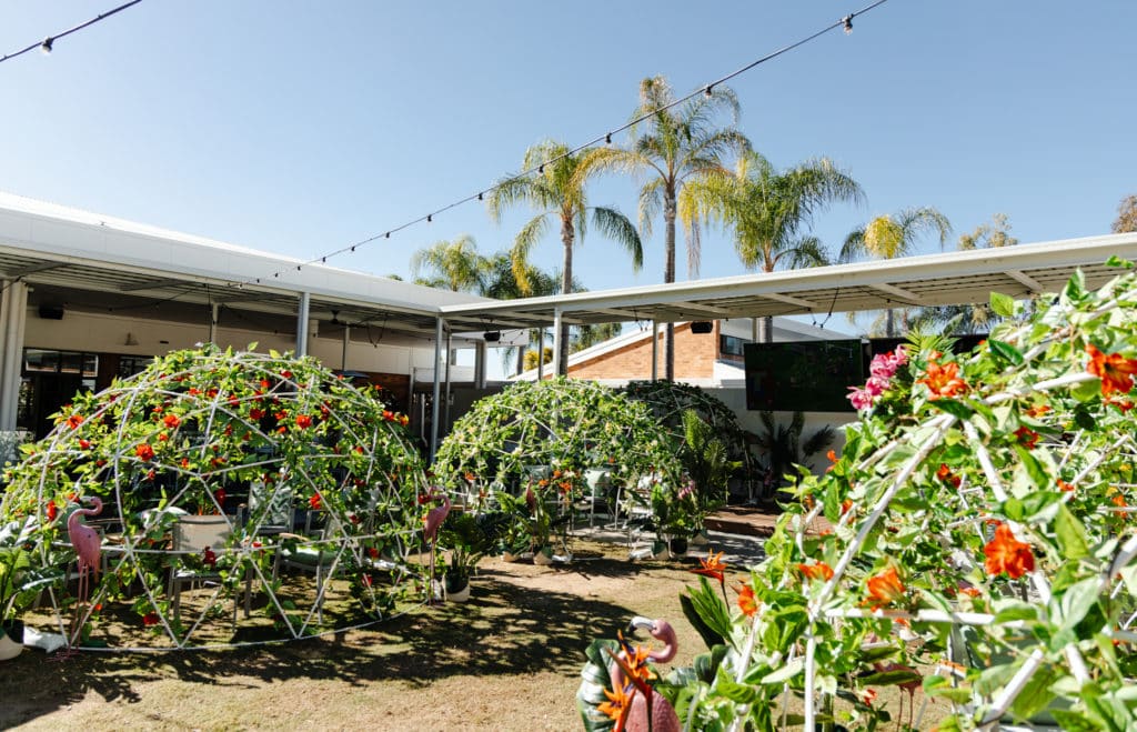 a photo of the garden pods at bribie